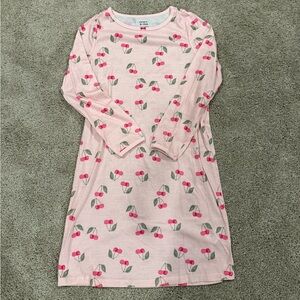 Carter's Pink Cherry-Print Long Sleeve Nightgown